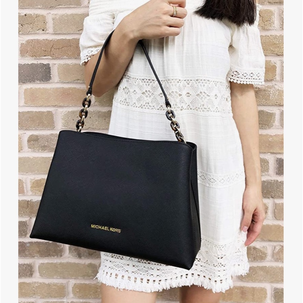 Micheal kors saffiano black Sofia tote